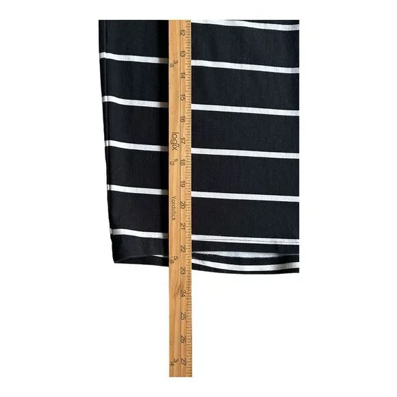 TORRID‎ Black and White Stripe Pull On Pencil Skirt Size 3 - Picture 5 of 9